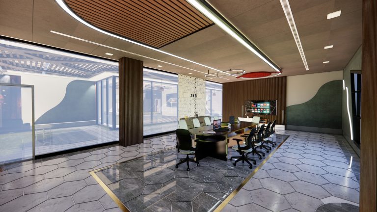 Conference Room Design for Corporate Offices by Hardbone International, Pakistan.