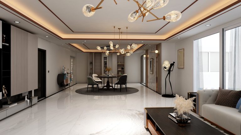 Interior Design of Living Room for 2025 by Interior Designers of Hardbone, Pakistan.